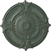 1 2 од 1 2Пат Атика акантус лист таван медальон, ръчно рисуван облак пръсване пращене