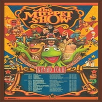 Disney The Muppets: Най -търсеният - Плакат на Grand Tour Wall, 22.375 34