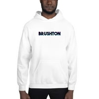 Tri Color Brushton Hoodie Pullover Sweatshirt от неопределени подаръци