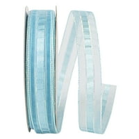 Хартиена сладурана всички повод Aqua Blue Nylon Corsage Ribbon, 900 0.62