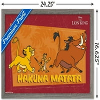 Дисни Цар Лъв-Плакат На Стената На Хакуна Матата, 14.725 22.375