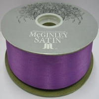 McGinley Mills 1.3 W Acetate сатен панделка, лилав, дворна макара