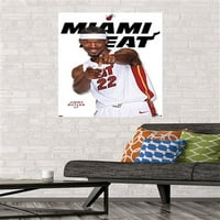 Маями Хийт-Джими Бътлър Игрална Серия Плакат За Стена, 22.375 34