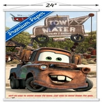 Disney Pixar Cars - Mater Wall Poster с дървена магнитна рамка, 22.375 34