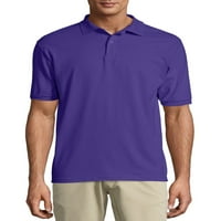 Hanes Men's EcoSmart с поло риза с къс ръкав, до размер 6XL