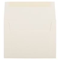 Хартия и плик Плинове за покана на Strathmore, 1 2, естествено бяло, 25 опаковки