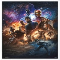 Marvel Cinematic Universe - Avengers - Endgame - Плакат за космическа стена, 22.375 34