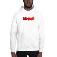 2xl Telegraph Cali Style Hoodie Pullover Sweatshirt от неопределени подаръци
