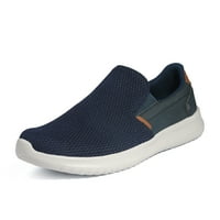 Bruno Marc Mens Fashion Casual Sneakers Slip on Hoafers Shoes Mesh Walking Shoes Walk_work_ Navy Size 6.5