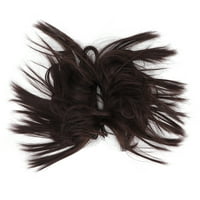 Tousled Updo кифлички за коса, добавяне на обем на косата каскадиращи тенджери разхвърляни коси за коша