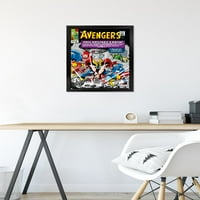 Marvel Comics - Avengers Wall Poster, 14.725 22.375 Framed