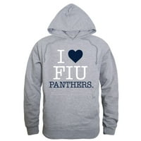 Любов fiu Florida International University Panthers Sweatshirt Heather Grey X-Clarge
