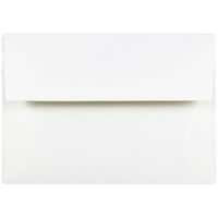 Хартия и плик пликове за покани Стратмор, 14, ярко бели тъкани, в опаковка