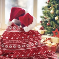 Ikohbadg коледно хвърляне одеяло, червена снежинка коледно одеяло за одеяло за уникални подаръци за рожден ден за момичета тийнейджъри меки уютни топло размито сладко