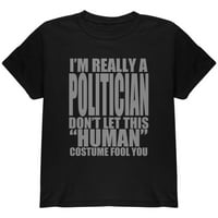 Човешки политик костюм младежки тениска