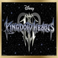 Disney Kingdom Hearts - Плакат за стена на лого, 14.725 22.375