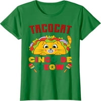 Петте тако котка на Meow, тениска на мексиканския Cinco de Mayo Cat Lovers