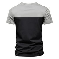 Врат t Лятна риза с къс ръкав Небрежно 3D мъжки топ цифров кръгъл моден печат мъже тениски
