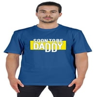 Inkmeso Men Graphic Printed Скоро да бъде татко Обявяване на бременността Tshirt Crew Tee Tee за татко