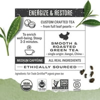 Органичен чай Numi, Gunpowder Green, чаени торбички, CT
