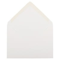 Прегръдка на поканата Strathmore с евро клапа, 1 4, ярко бяло положено, насипни 250 кутии