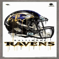 Baltimore Ravens - Плакат за стена за капене, 22.375 34