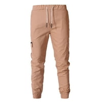 Rovga Mens Pants Fashion Male Male Personaly Casual Polid Color Cola