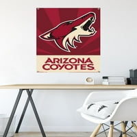 Аризона Койотс-лого плакат за стена с пуш щифтове, 22.375 34