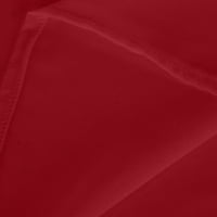 Homadles жилетки за жени плюс размер- лек отпечатан кардиган червен размер XL