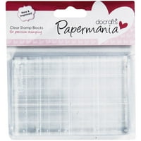 Papermania 2.75 x4 Clear Stamp Block-, PK 3, Papermania