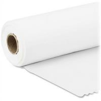 Истински Джо банкет-Размер пластмасова покривка-фута дължина 40 ширина-пластмаса-бяла-картонена кутия