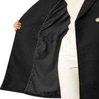 Уникални изгодни Дамски Шеврон колан шал Яка Ревера двуреден палто