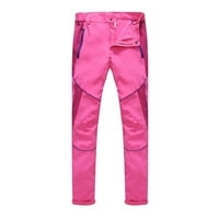 Zkozptok Женски туристически суитчъни за планина Бързо сухи спортни панталони на открито, розово, XL