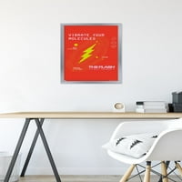 Филм за комикси The Flash - Вибрирайте молекулите си стенен плакат, 14.725 22.375 рамки
