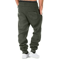 Sawvnm Mens Fashion Joggers Sports Pants - памучни панталони суитчъри панталони мъжки дълги панталони на клирънс армия зелено