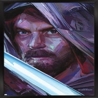 Междузвездни войни: Оби-Уан Кеноби-Портрет на Оби-Уан Портрет Плакат за стена, 22.375 34 в рамка