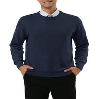 Уникални изгодни Мъжки случайни кръг врата Дълги ръкави трикотажни Пуловер пуловер