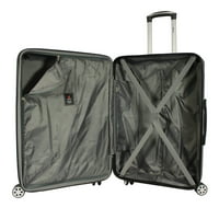 Dejuno Tutin 3 -части от три части Hardside Spinner багаж с TSA Lock - Turquoise