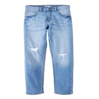 Обикновен тънки джинси за момче, размери 4-16