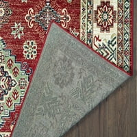 Обединени тъкачи Бедивере Моргана ориенталски Червен тъкани вискоза област килим или бегач