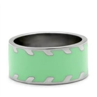Luxe Jewelry проектира женската неръждаема стомана прав пръстен - размер