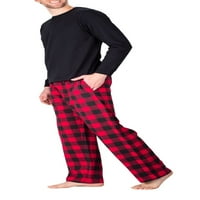 Мъжки сън дълъг ръкав пижама панталон комплект