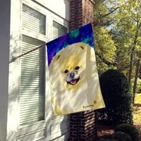 Съкровища на Каролайн SS8997-Flag-Parent Pomeranian Flag, многоцветни
