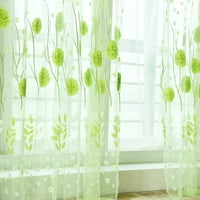 Затъмнени завеси листа от чиста завеса тюл прозорци лечение voile драпиране вален панел тъкан