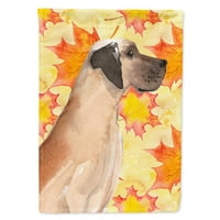 Carolines Treasures BB9524GF Fawn Natural Great Dane Fall Flag Size Size Малък, многоцветен