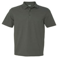 Gildan Adult Gildan Dryblend Polo риза -black-2x-голям