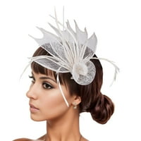 OCIVIESR шапки за жени очарователи дамски цветна шапка за чаено парти топка сватба йога ленти за глава мъже за коси за мъже