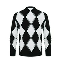 Пуловери за мъже Мъжки есен и зимен вълнен пуловер кръгла маточна риза от дъна