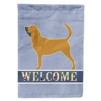 Carolines Treasures BB5488CHF Bloodhound Welcome Flag Canvas Размер на къщата Голям, многоцветен